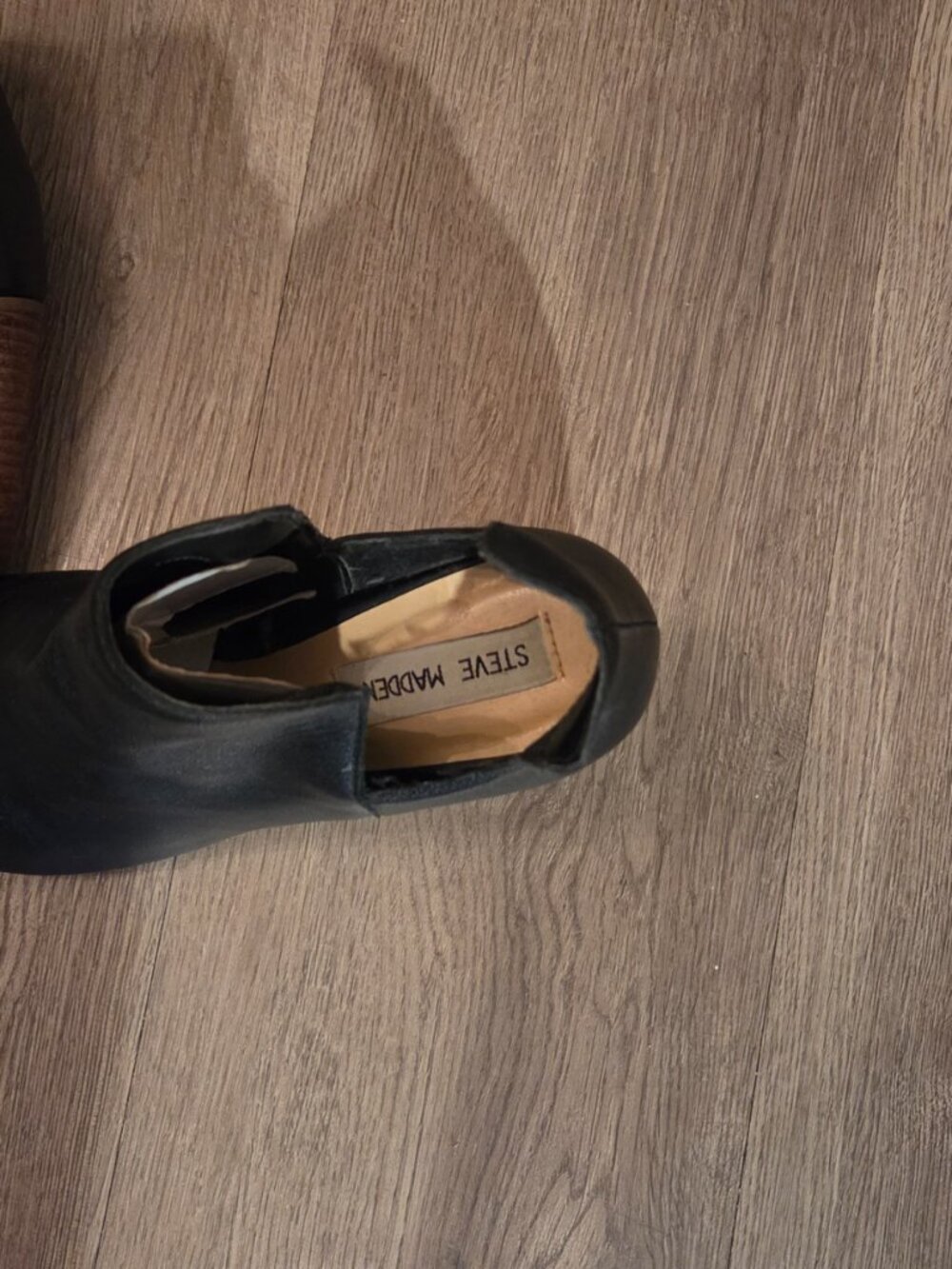 Steve Madden Nello Women Peep-Toe Leather - Picture 3 of 3
